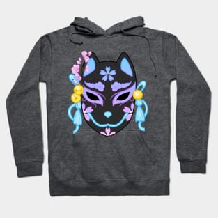 Kitsune Mask (pastel) (2) Hoodie